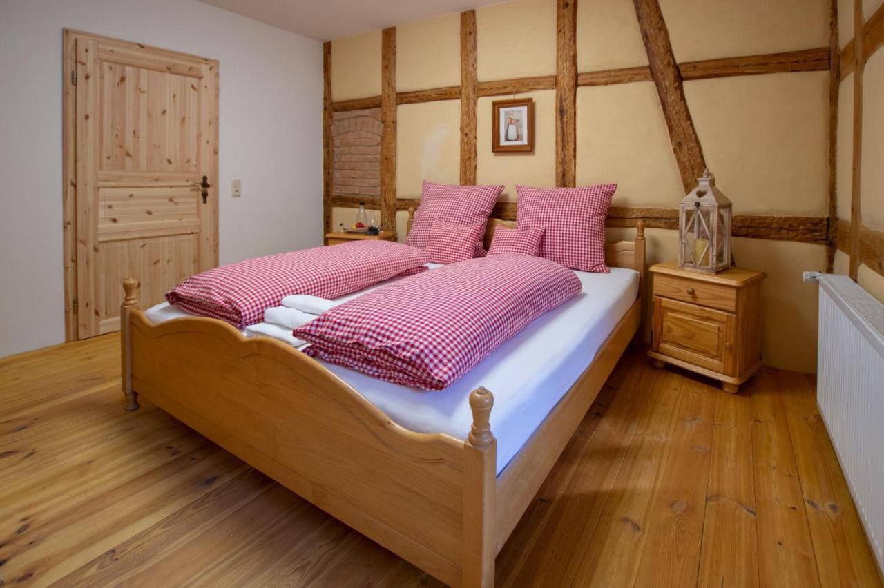 Naturhof-Papiermuehle 2 Bett-Zimmer Rosenrot Bollberg Dış mekan fotoğraf
