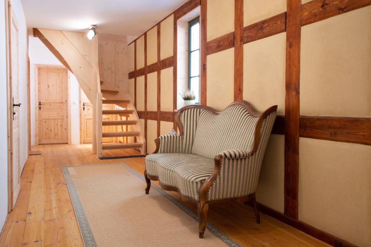 Naturhof-Papiermuehle 2 Bett-Zimmer Rosenrot Bollberg Dış mekan fotoğraf